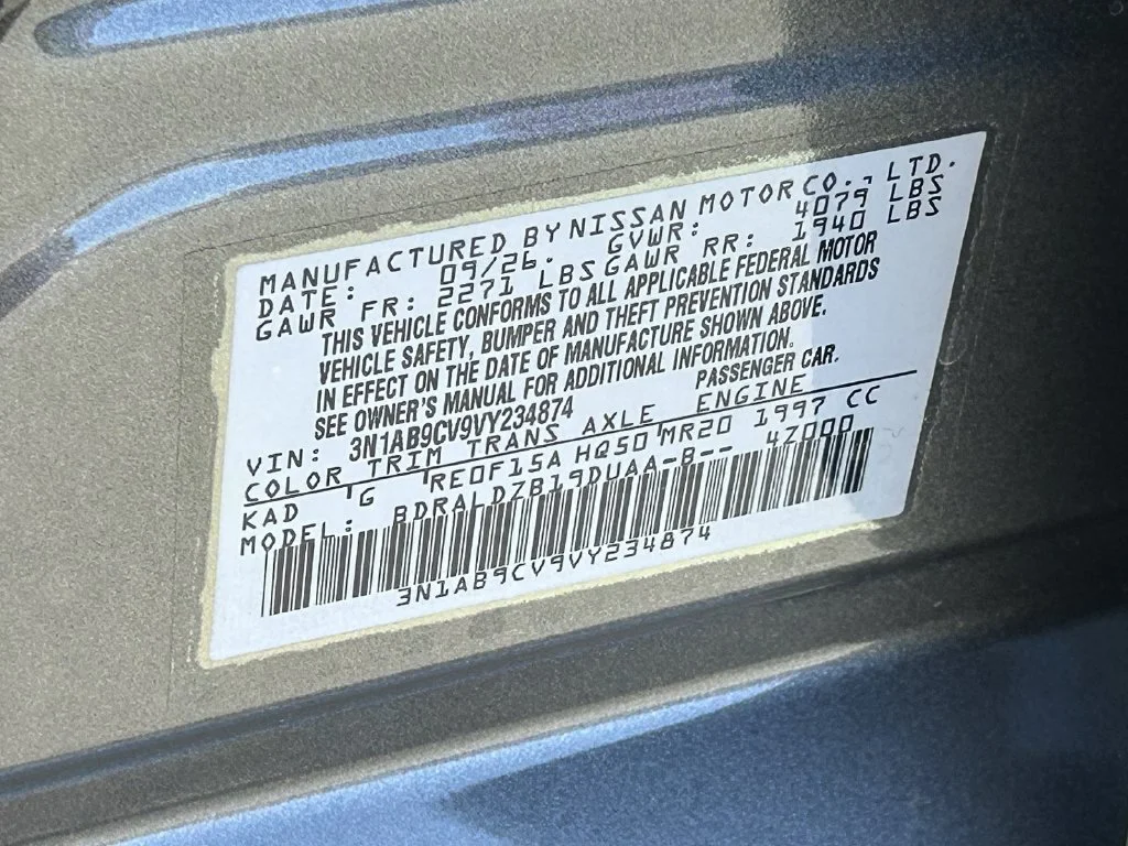 New 2027 Gun Metallic Nissan SV image 29