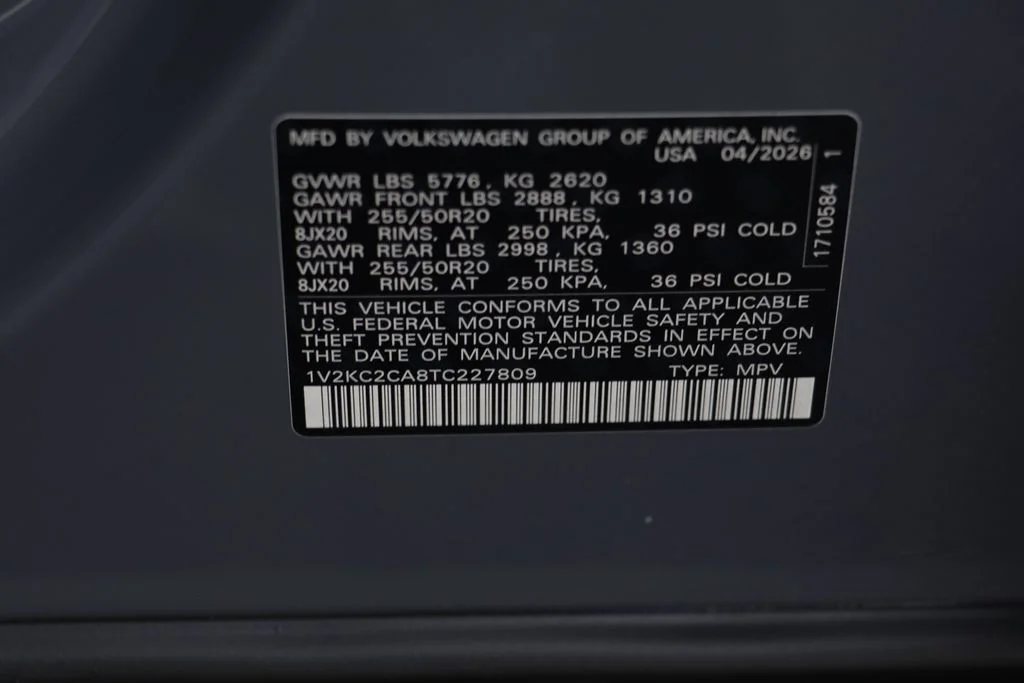 New 2026 Gray Volkswagen SE w/Technology image 23