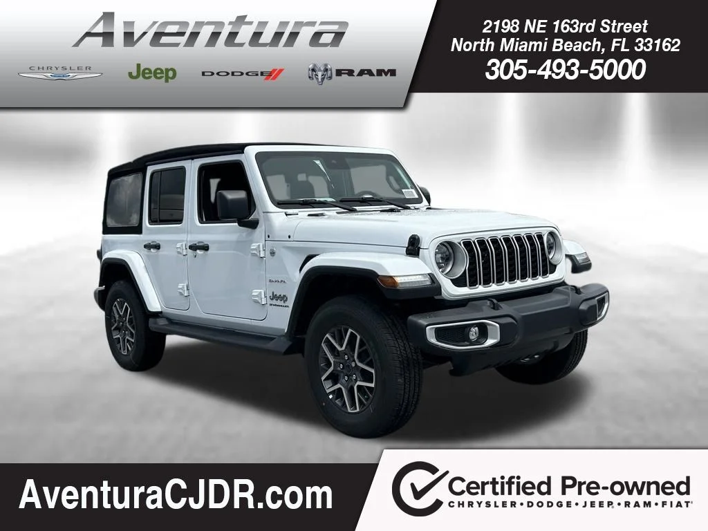 Used 2024 White Jeep Sahara image 1