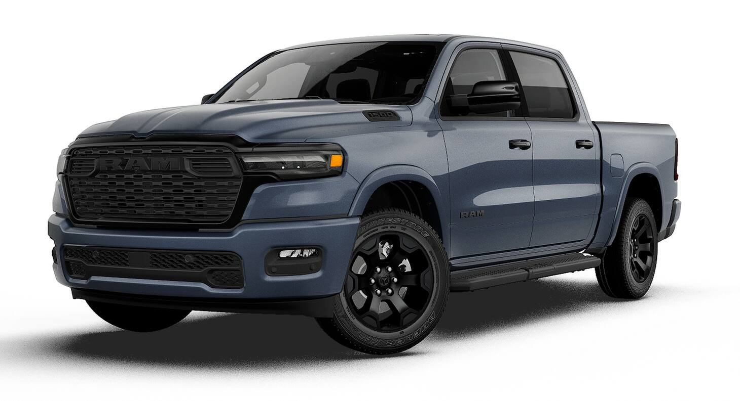 New 2027 Forged Blue Metallic Exterior Paint RAM BIG HORN image 1