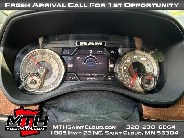 Certified Used 2022 Black Ram Laramie Longhorn image 13
