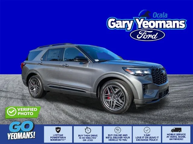 New 2026 Carbonized Gray Metallic Ford ST image 1