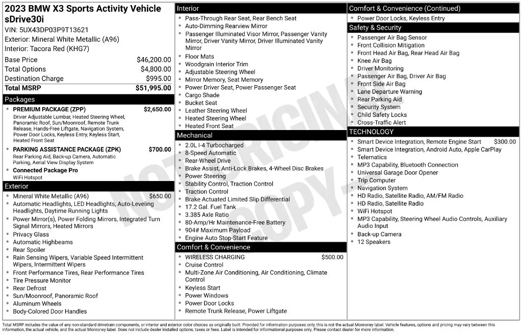 Certified Used 2023 White BMW sDrive30i image 24