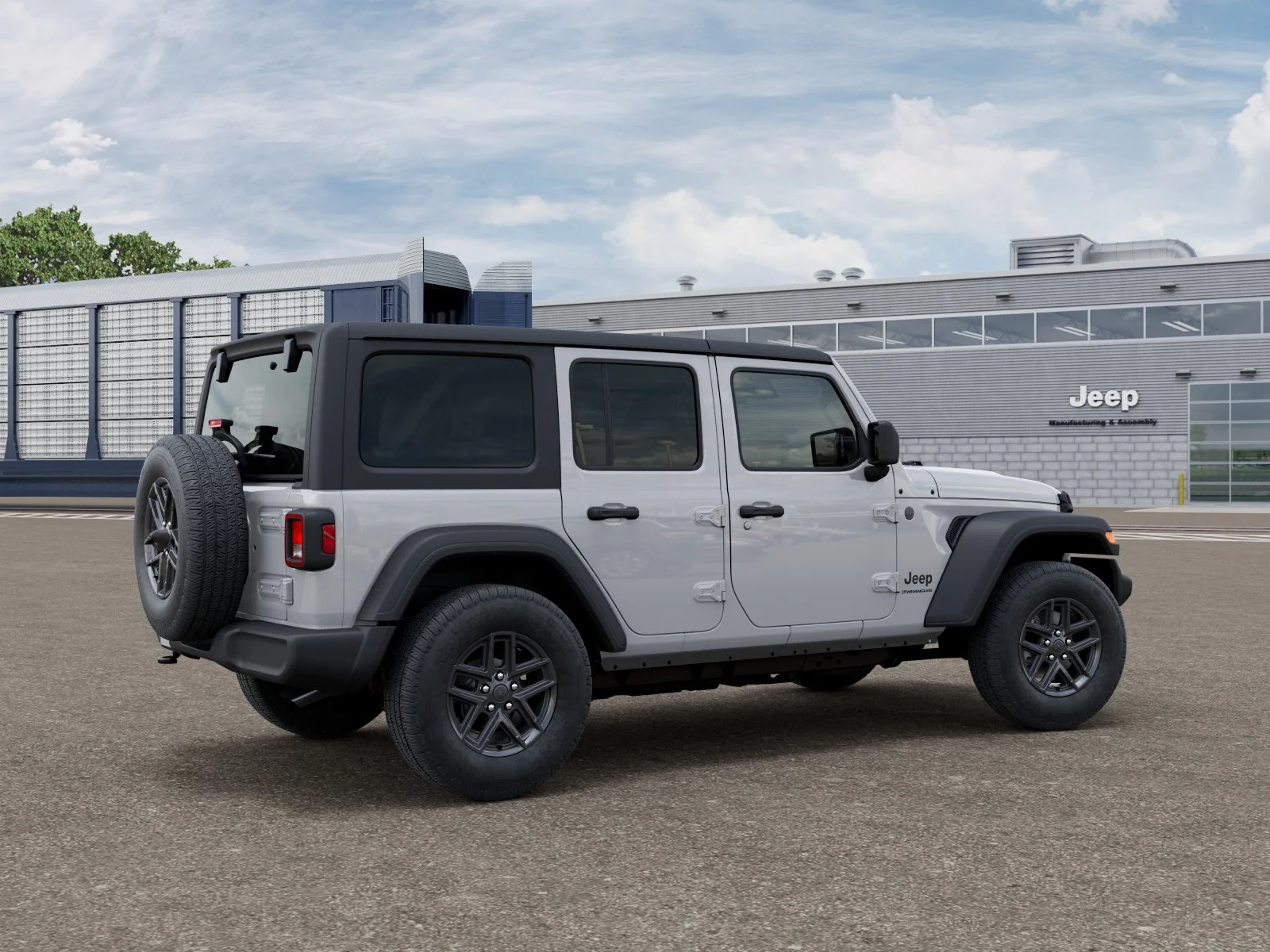 New 2026 Bright White Clear-Coat Exterior Paint Jeep Sport image 21
