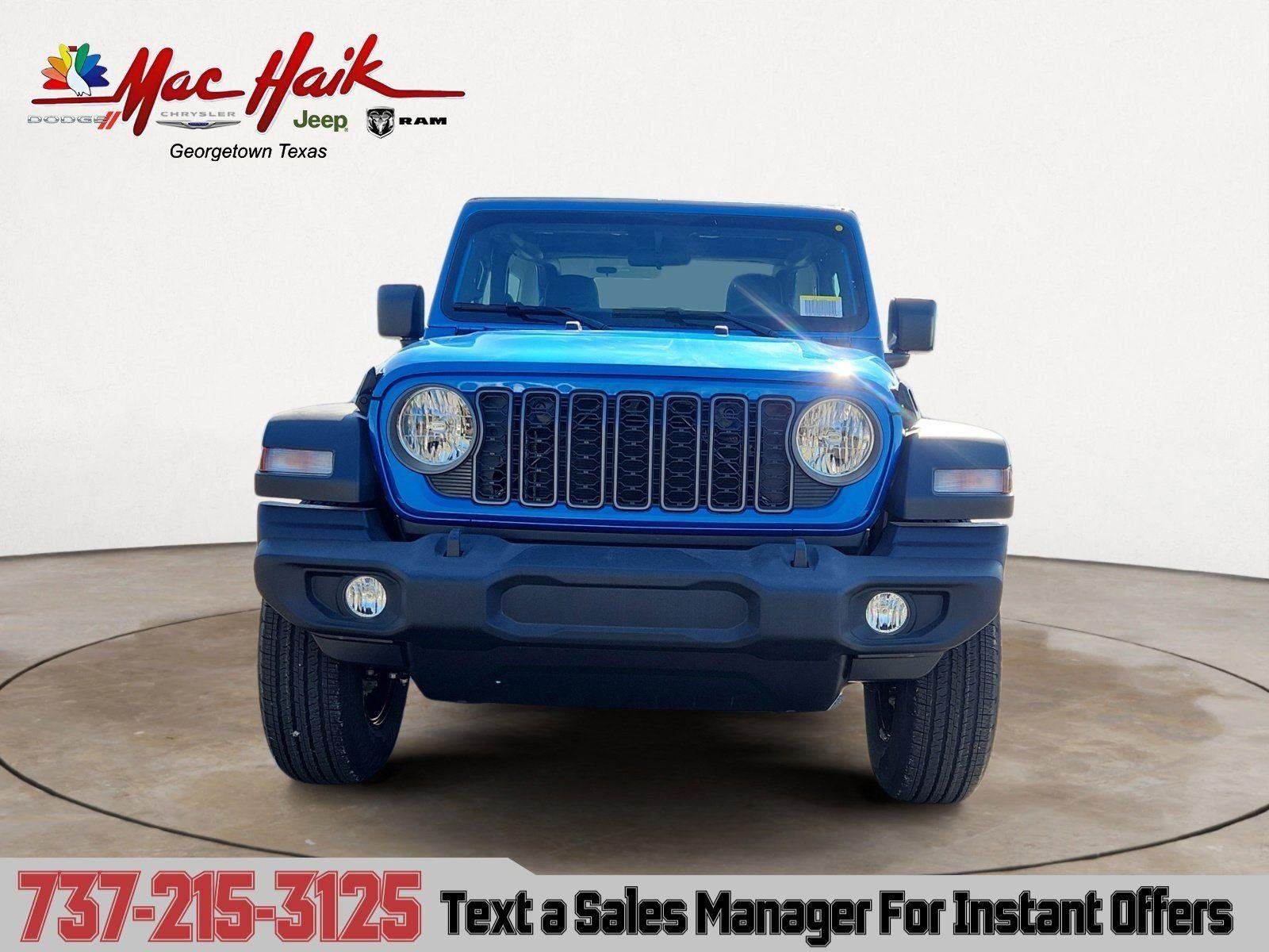 New 2026 Hydro Blue Pearl-Coat Exterior Paint Jeep Sport image 8