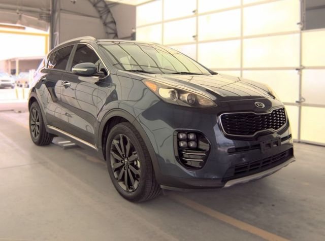 Used 2019 Blue Kia EX image 1