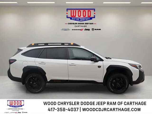 Used 2024 Crystal White Pearl Subaru Wilderness image 2