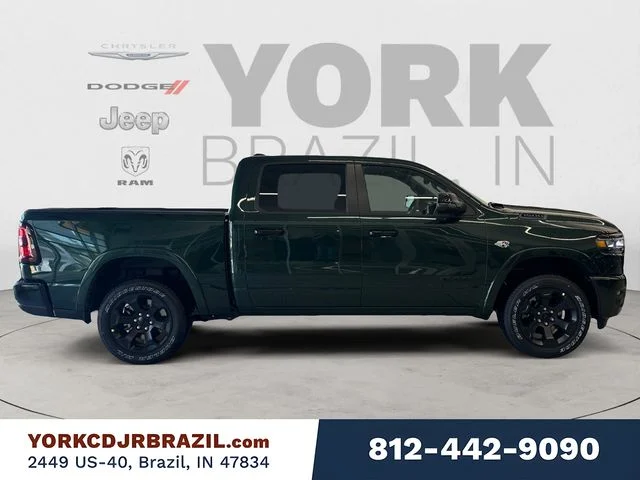 New 2026 Serrano-Green Metallic Exterior Paint RAM Big Horn/Lone Star image 6