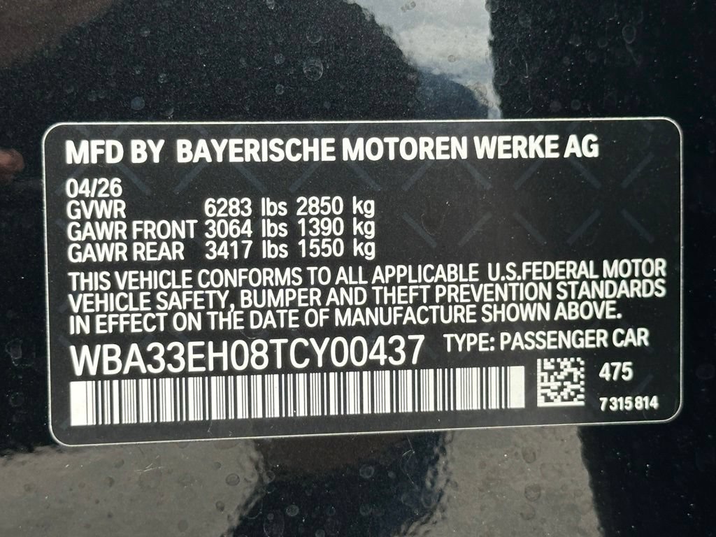 New 2026 Black Sapphire Metallic BMW 740i xDrive image 43