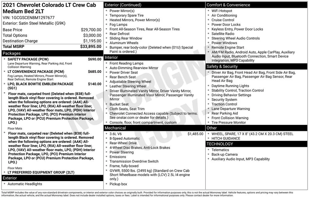 Used 2021 Gray Chevrolet LT image 10