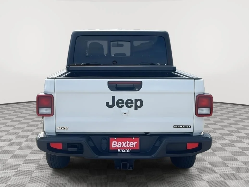 Used 2021 Bright White Clearcoat Jeep Sport S image 4