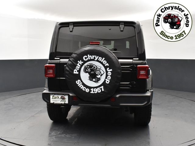 Used 2024 Jeep Wrangler 4-Door Sahara with VIN 1C4PJXEGXRW336422 for sale in Burnsville, Minnesota