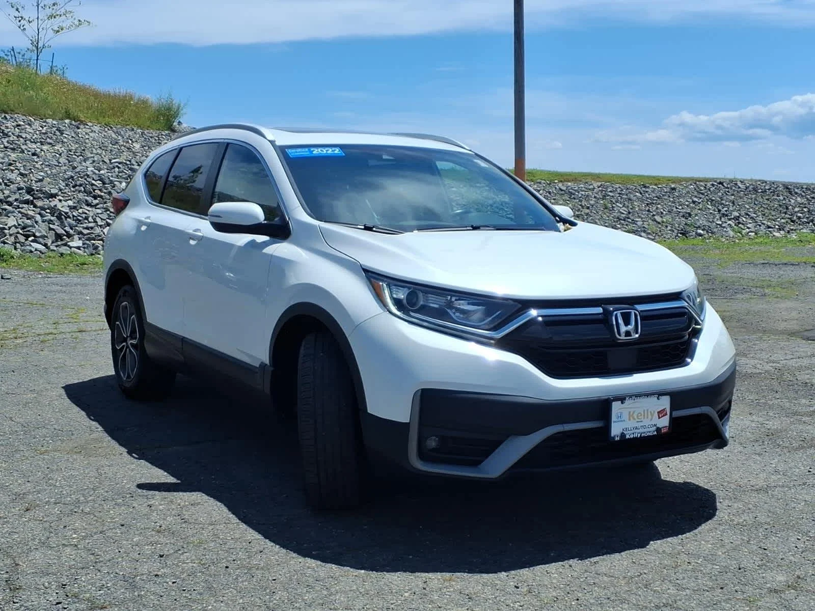 Certified Used 2022 Platinum White Pearl Honda EX-L image 3