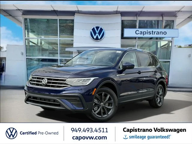 Certified Used 2023 Atlantic Blue Metallic Volkswagen 2.0T SE image 1
