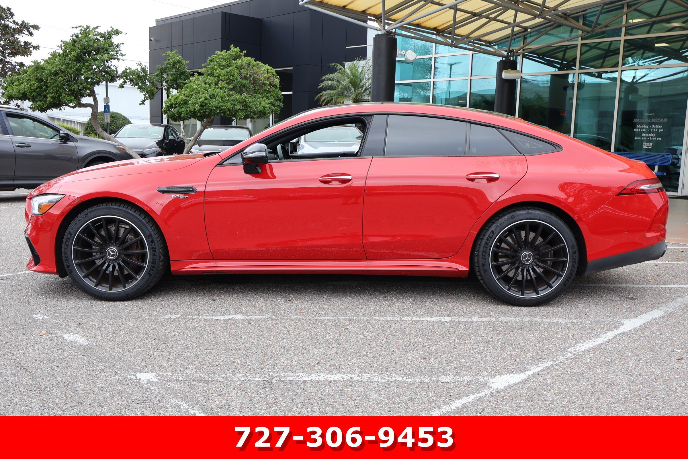 Certified Used 2022 Jupiter Red Mercedes-Benz AMG® GT 53 image 6