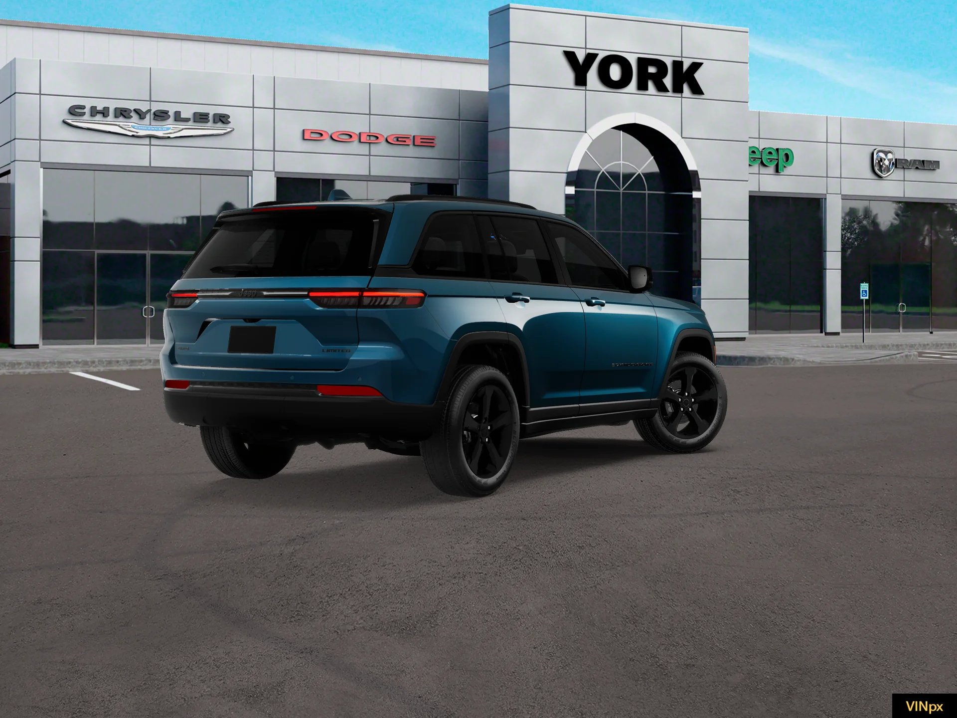 New 2027 Fathom Blue Pearl-Coat Paint Jeep Limited image 7