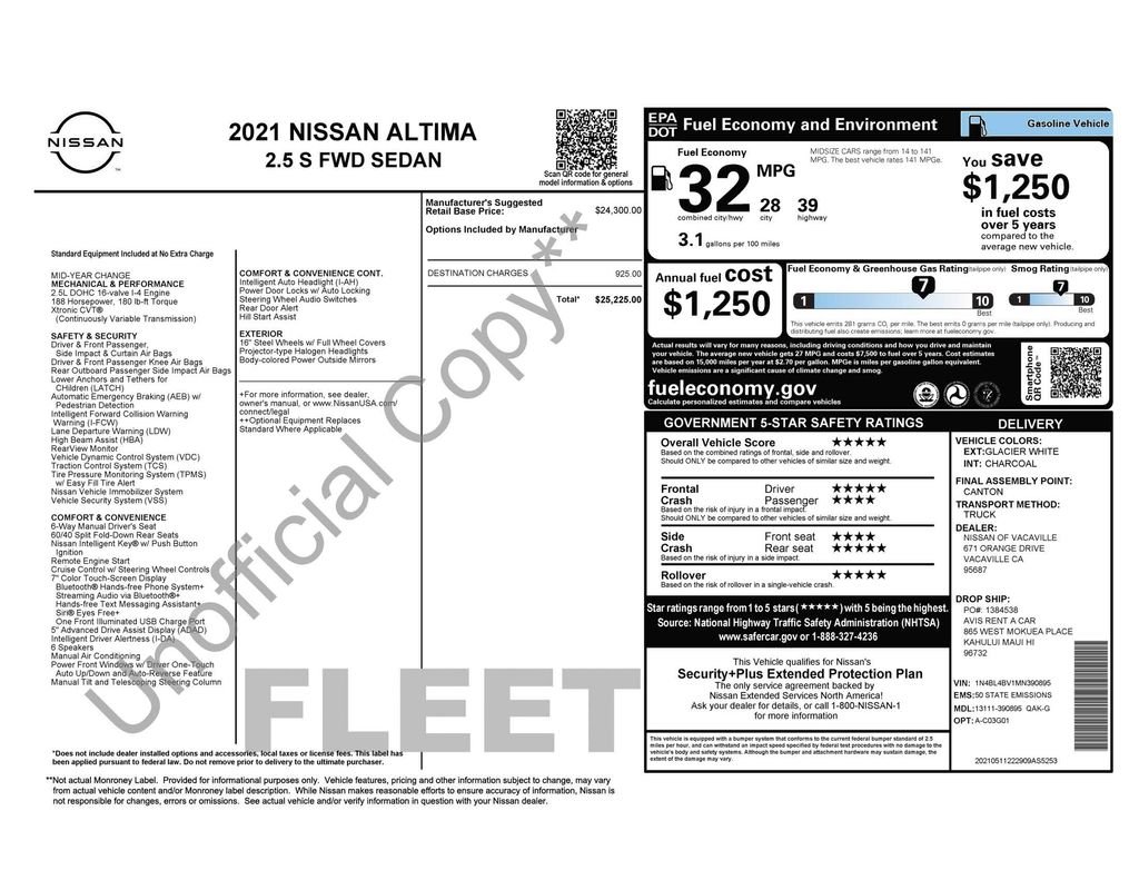 Used 2021 White Nissan 2.5 S image 4