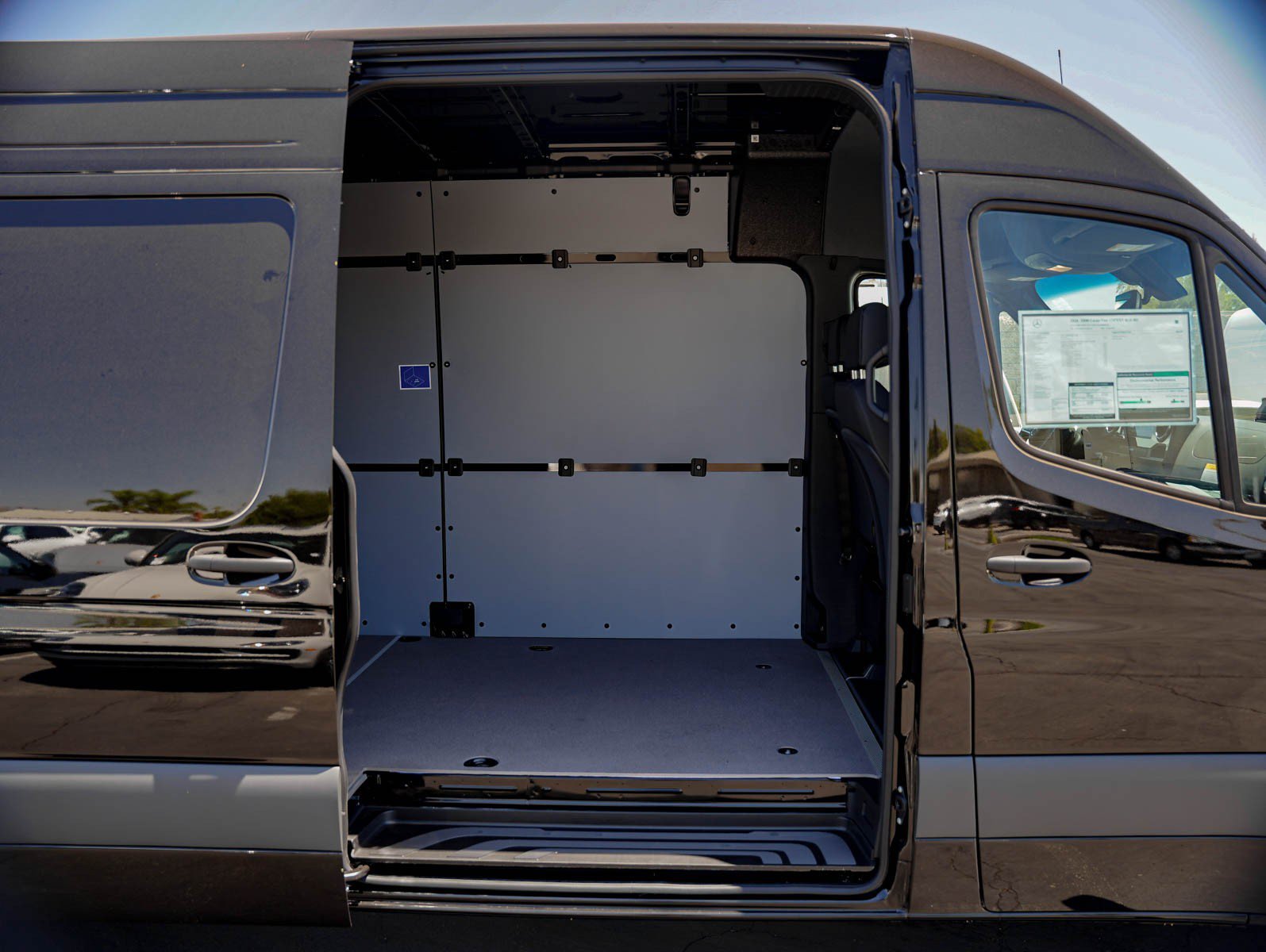 New 2026 Jet Black Mercedes-Benz 3500 High Roof I4 Diesel HO 170 Extended RWD image 9