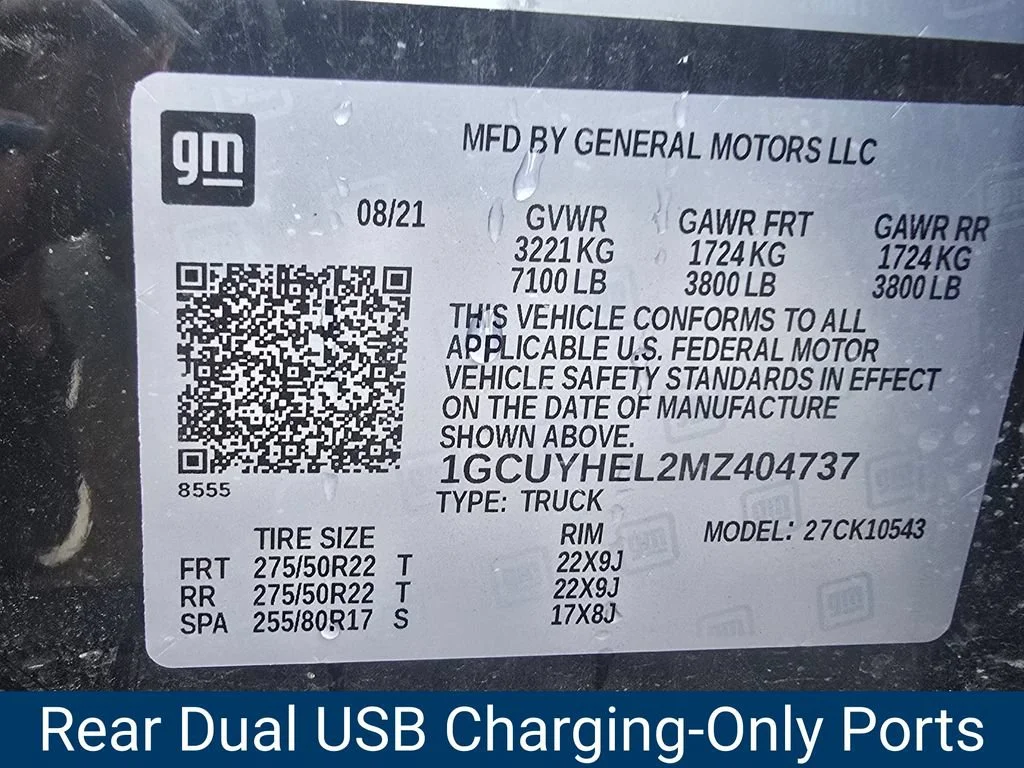 Certified Used 2021 BLACK Chevrolet High Country image 10