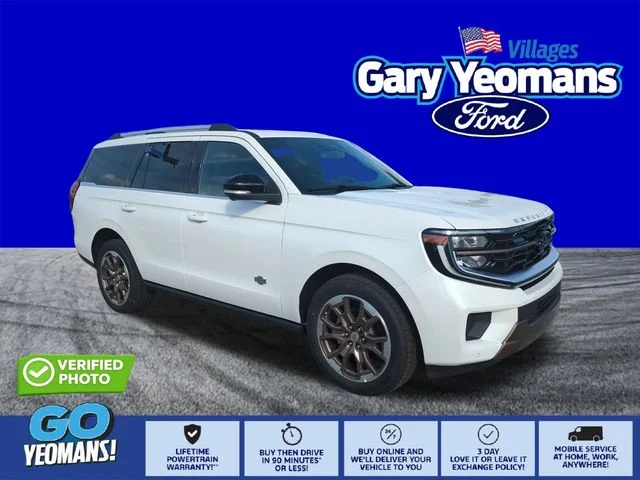 New 2026 Star White Metallic Tri-Coat Ford King Ranch® image 1
