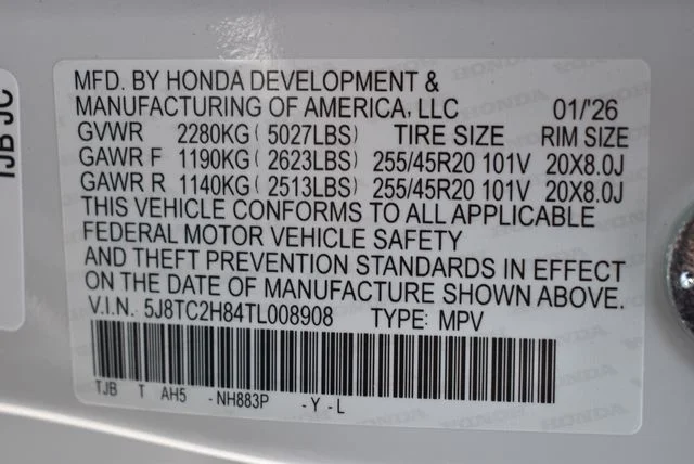 New 2026 Platinum White Pearl Acura A-Spec Advance Package image 23