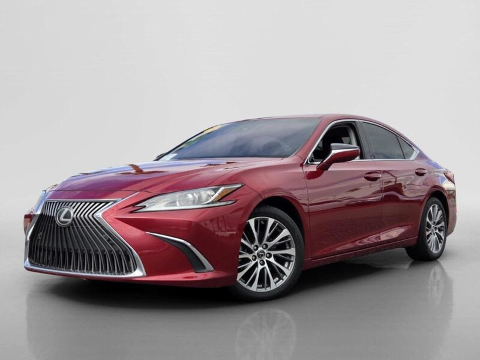 Used 2021 Matador Red Mica Lexus ES 350 image 1