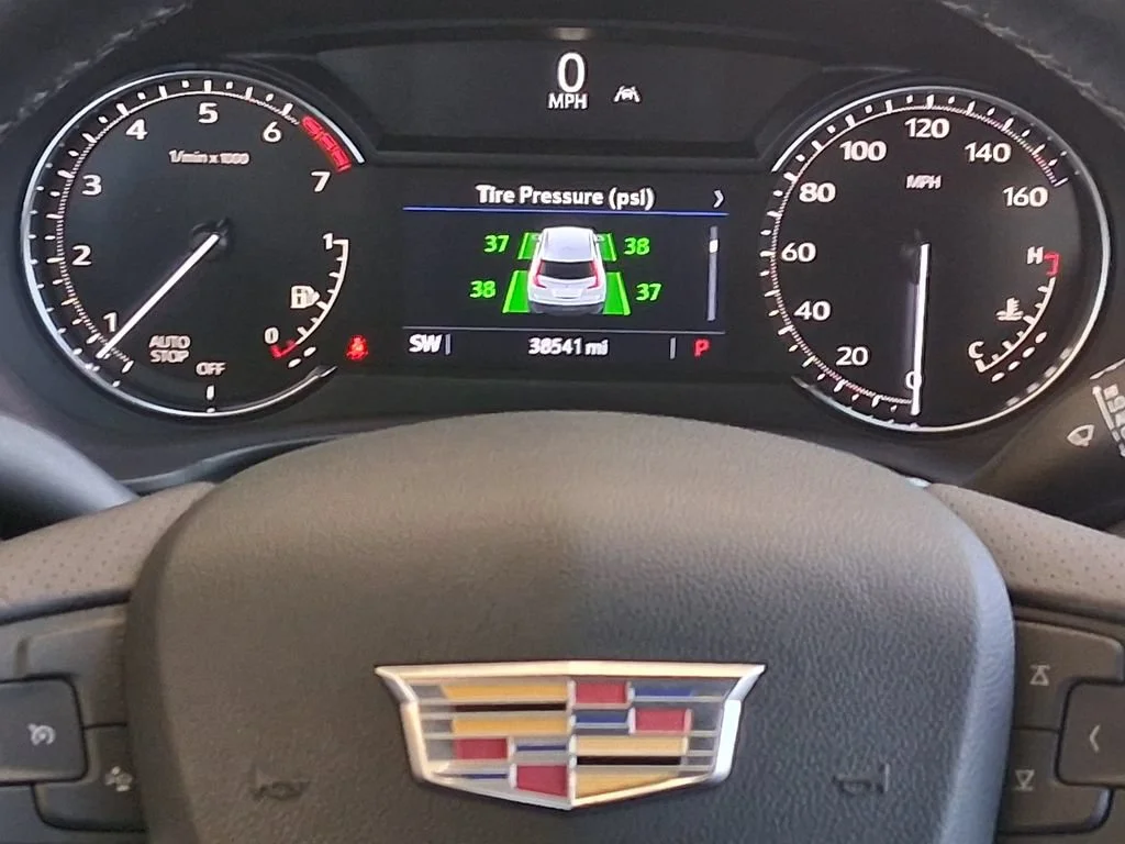 Used 2023 RADIANT RED TINTCOAT Cadillac FWD Sport image 12