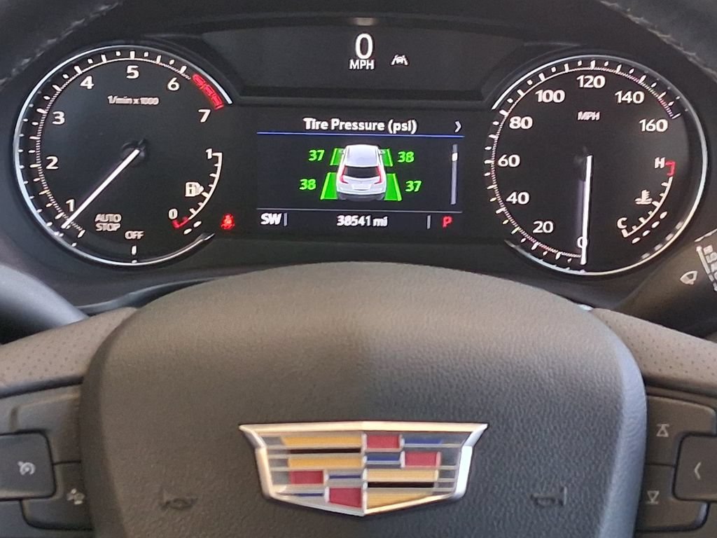 Used 2023 RADIANT RED TINTCOAT Cadillac FWD Sport image 12
