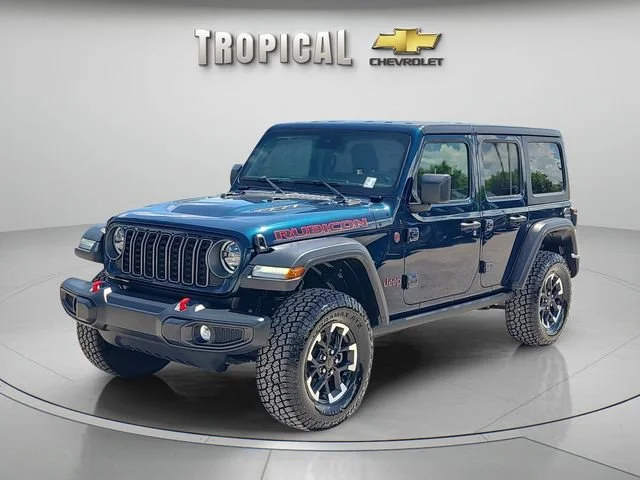 Used 2025 Blue Jeep Rubicon image 1