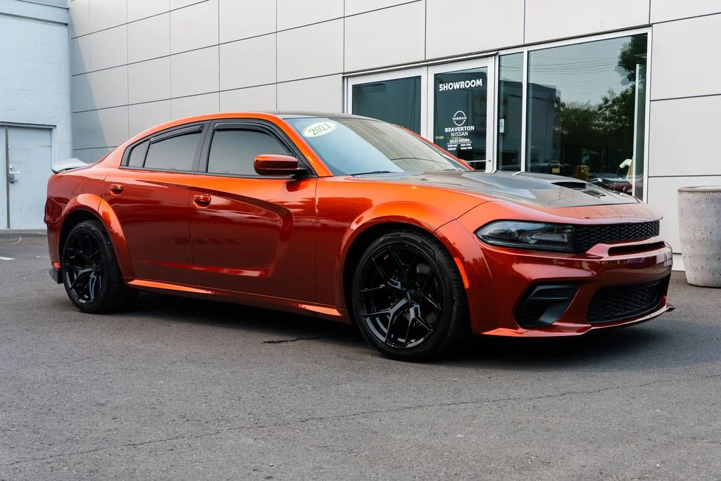 Used 2021 Orange Dodge R/T image 1