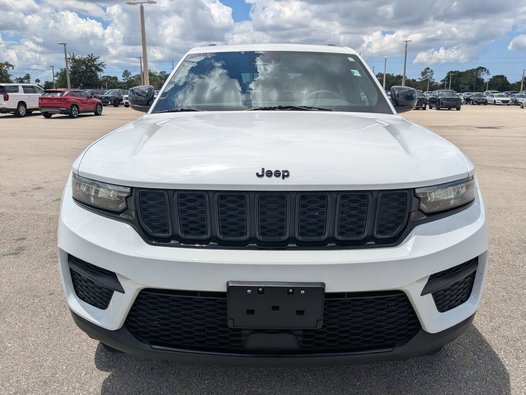 Used 2025 Bright White Clearcoat Jeep Altitude image 3