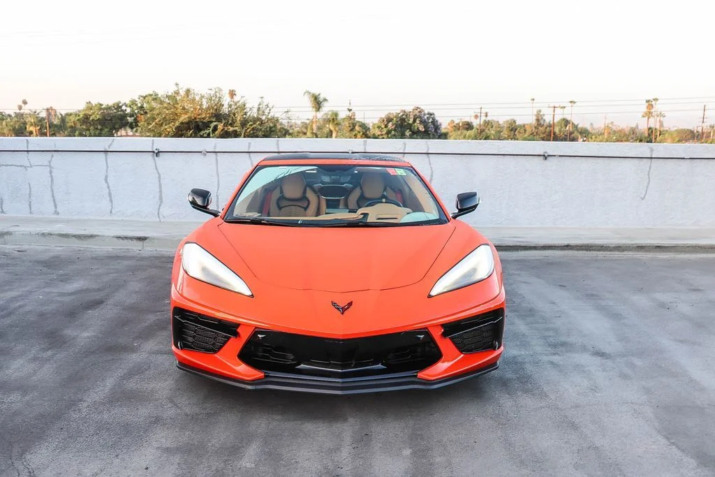 Used 2020 Orange Chevrolet Stingray image 3