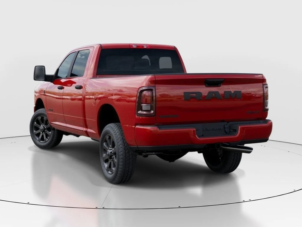 New 2026 Flame Red Clear-Coat Exterior Paint RAM Big Horn image 2