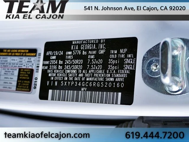 Certified Used 2024 White Kia EX FWD image 35