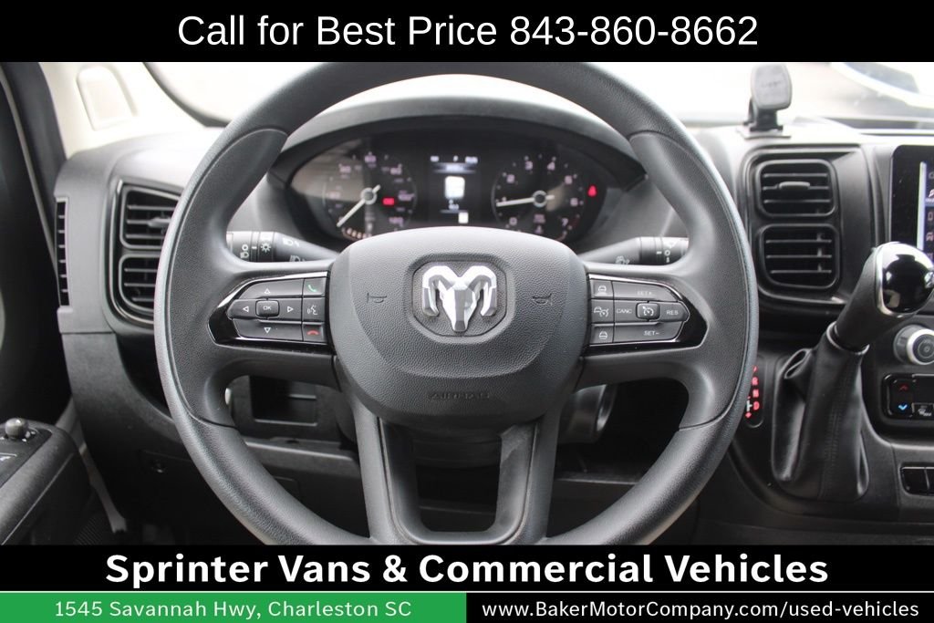 Used 2025 Bright White Clearcoat Ram High Roof image 19