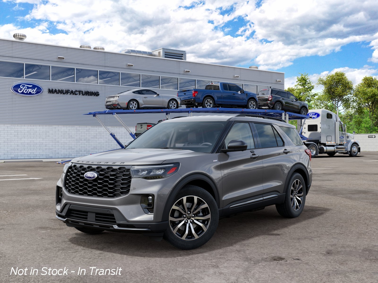 New 2027 Carbonized Gray Metallic Ford ST-Line image 2