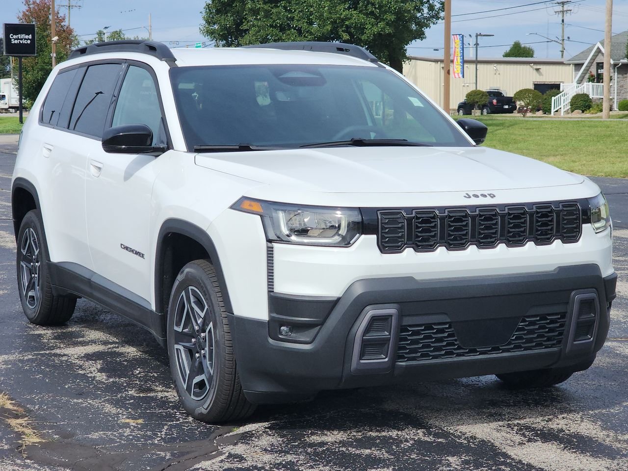 New 2026 Bright White Clear-Coat Exterior Paint Jeep Limited image 1