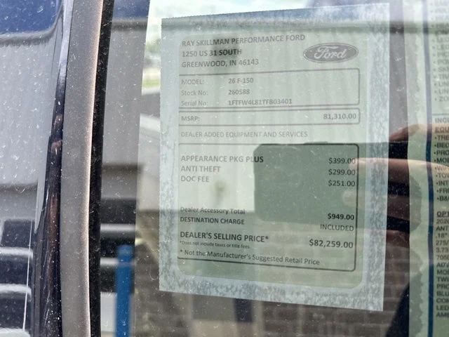 New 2026 Antimatter Blue Metallic Ford Tremor® image 2
