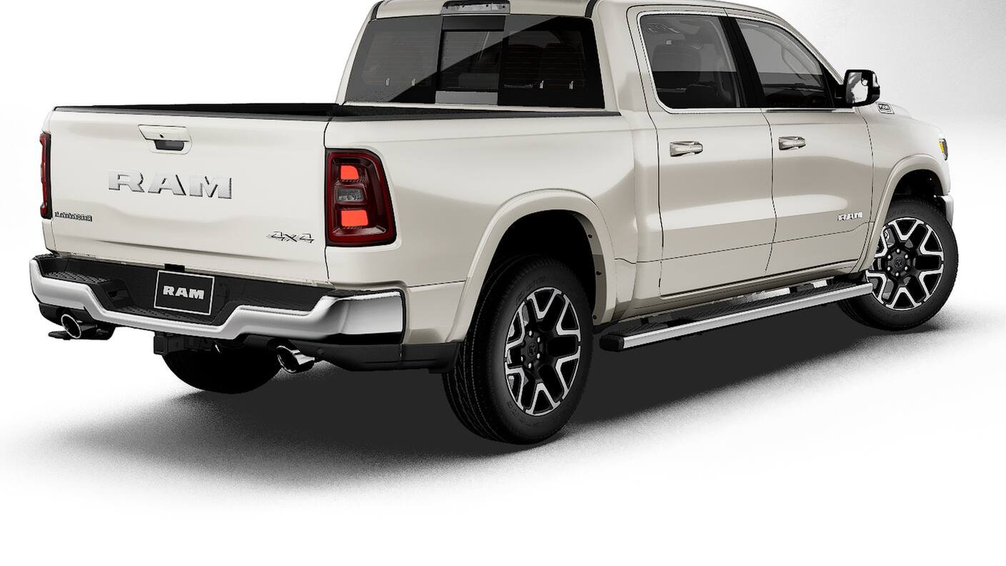 New 2027 Ivory White Tri-Coat Pearl-Coat Exterior Paint RAM LARAMIE image 14