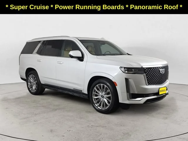 Used 2021 White Cadillac Premium Luxury image 7