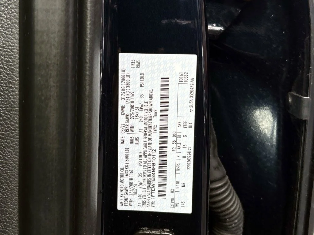 Used 2022 Blue Metallic Ford Tremor image 10
