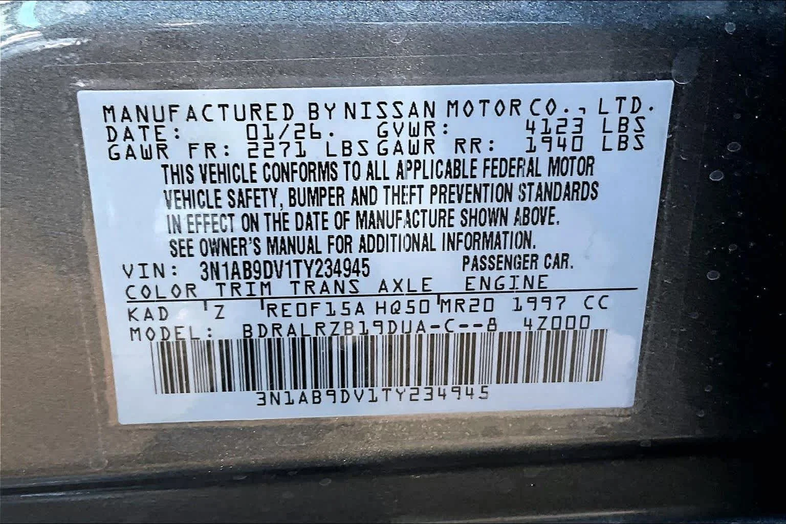 New 2026 Gun Metallic Nissan SR image 17