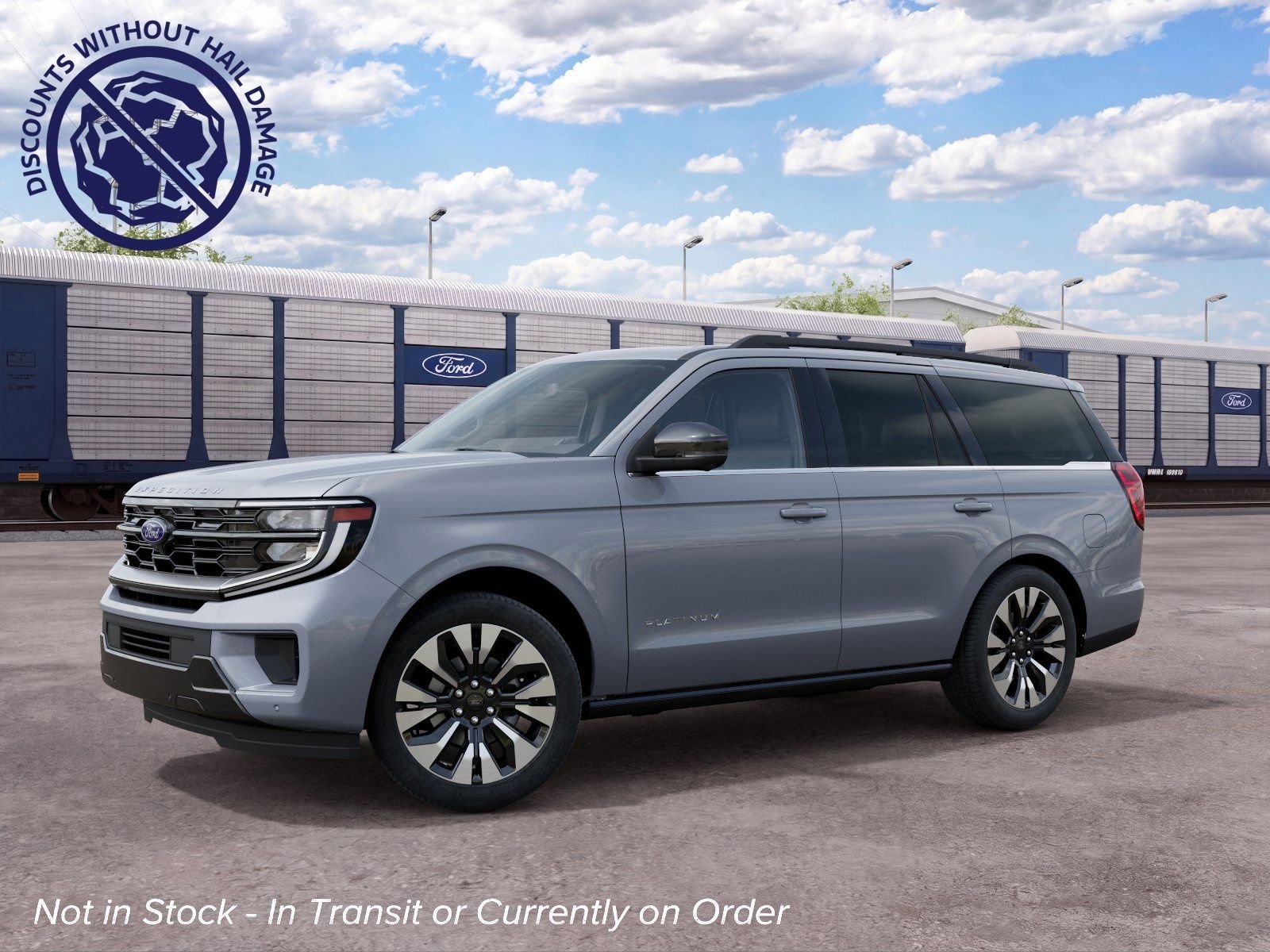 New 2027 Glacier Gray Metallic Tri-Coat Ford Platinum image 1