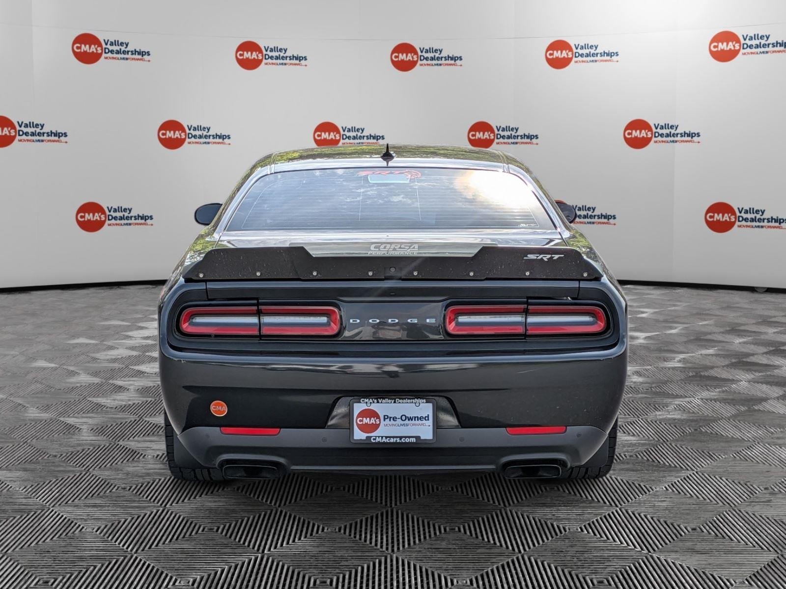 Used 2015 Phantom Black Tri-Coat Pearl Dodge SRT Hellcat image 6