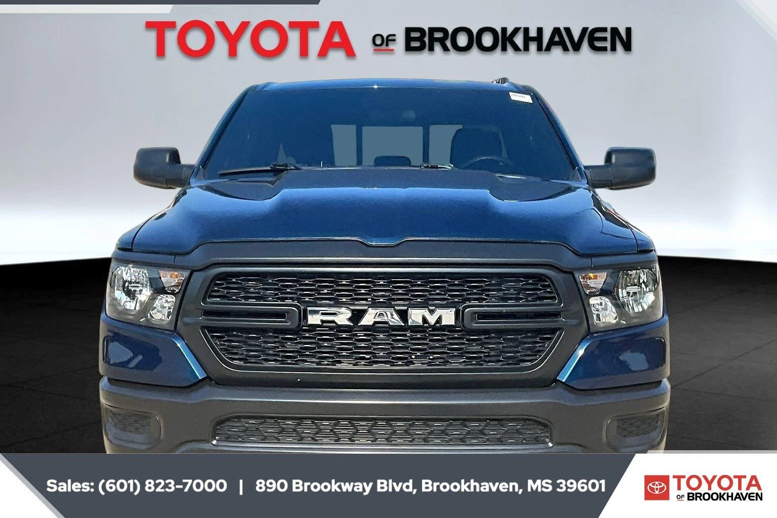 Used 2024 Patriot Blue Pearlcoat Ram Tradesman image 3
