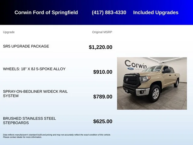 Used 2018 Quicksand Toyota SR5 image 5