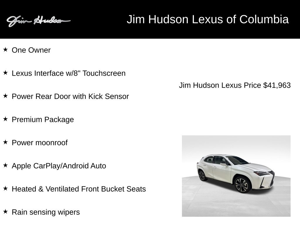 Certified Used 2025 White Lexus 300h Premium image 3