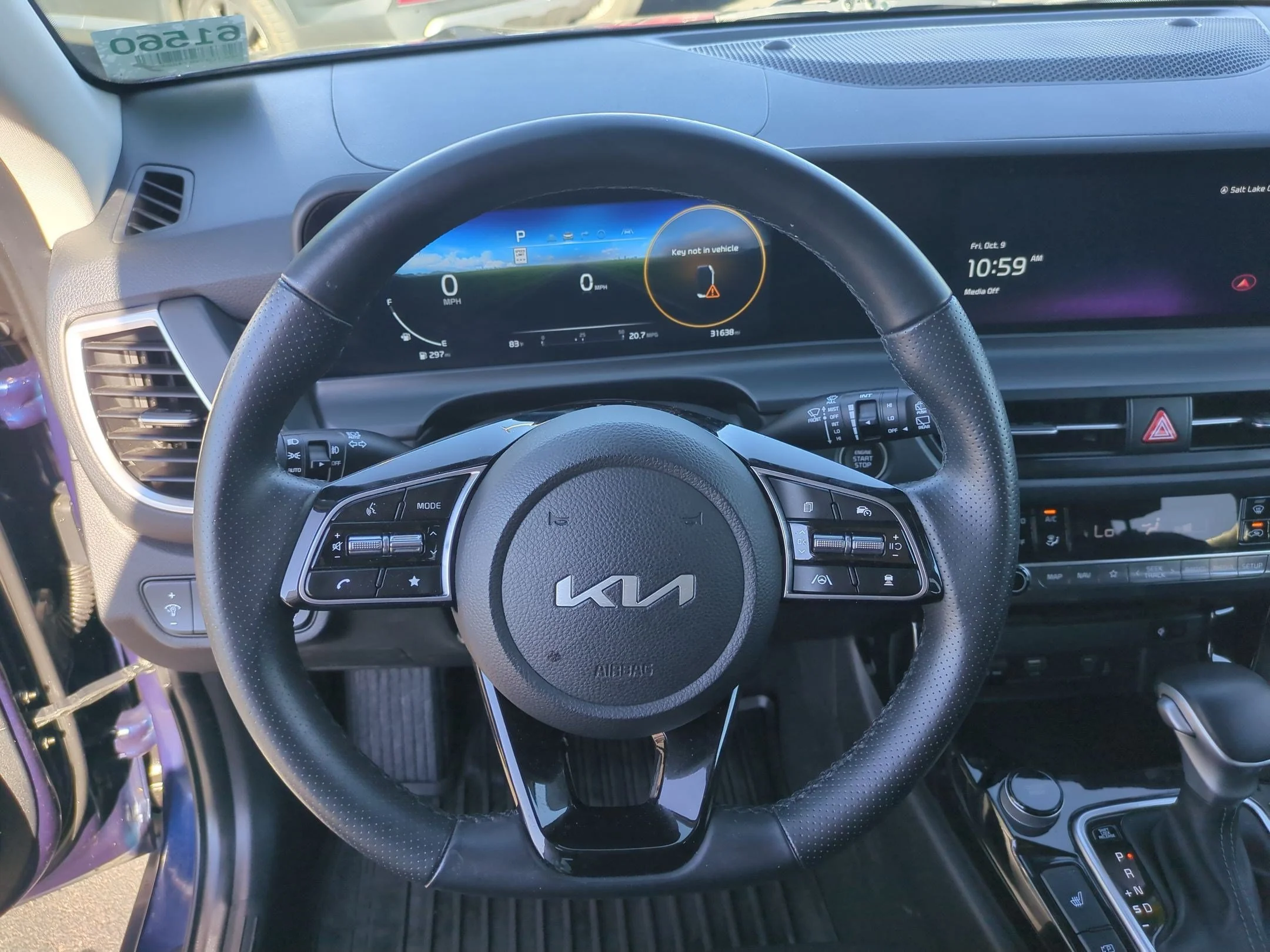 Used 2024 Dark Ocean Blue/White Roof Kia SX image 15