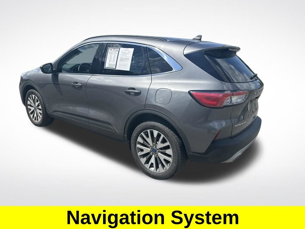 Certified Used 2022 Gray Metallic Ford Titanium image 3