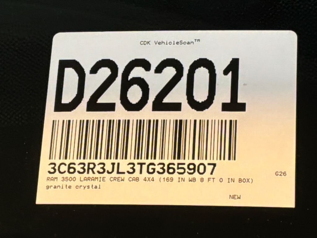 New 2026 Granite Crystal Metallic Clear-Coat Exterior Paint RAM Laramie image 39
